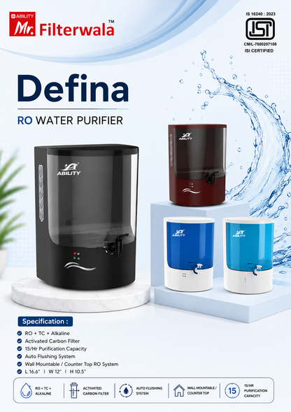 AB-DEFINA RO Water Purifier