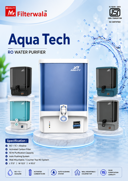 AB-AQUA TECH RO Water Purifier