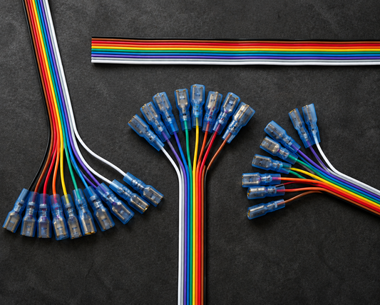 10 Color Pre-Wired Female Lugpin Connector (Packing 200 PCS)